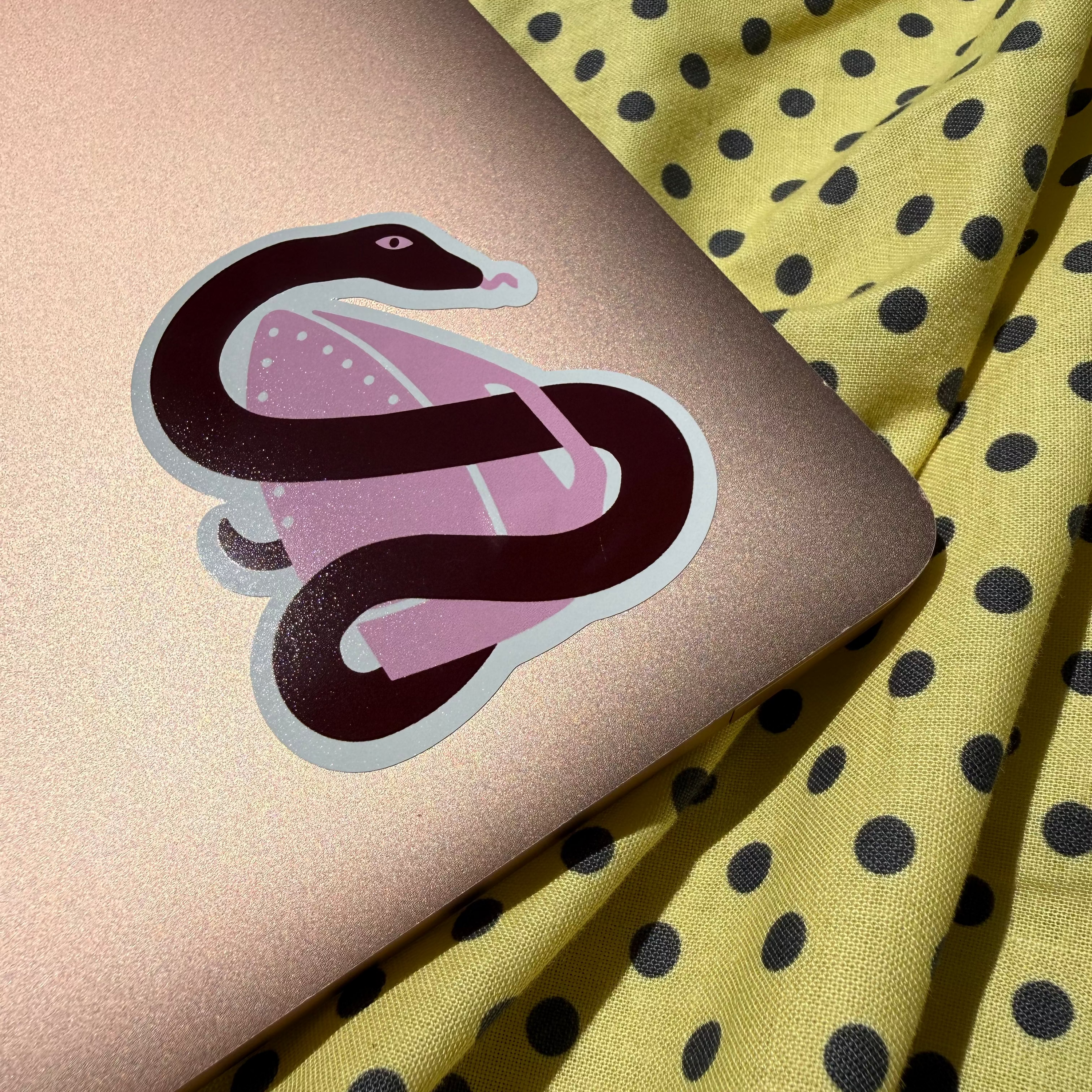 Snakey Iron Sticker