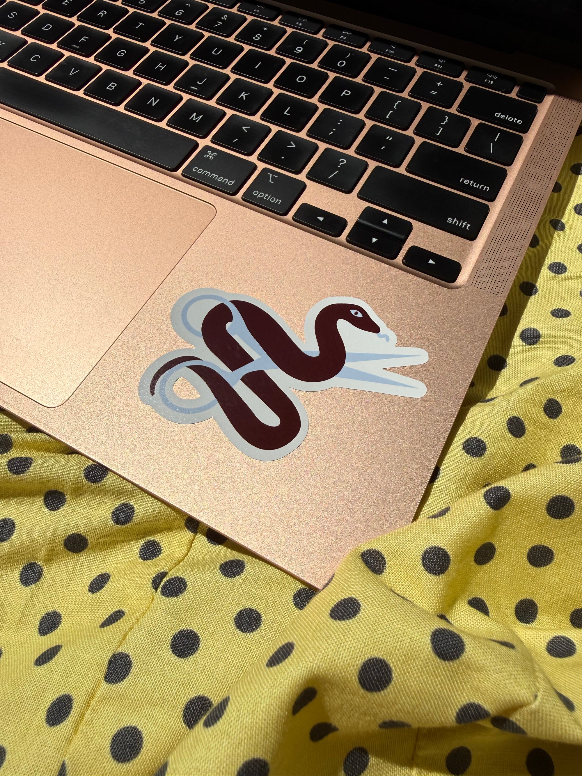 Snakey Scissors Sticker