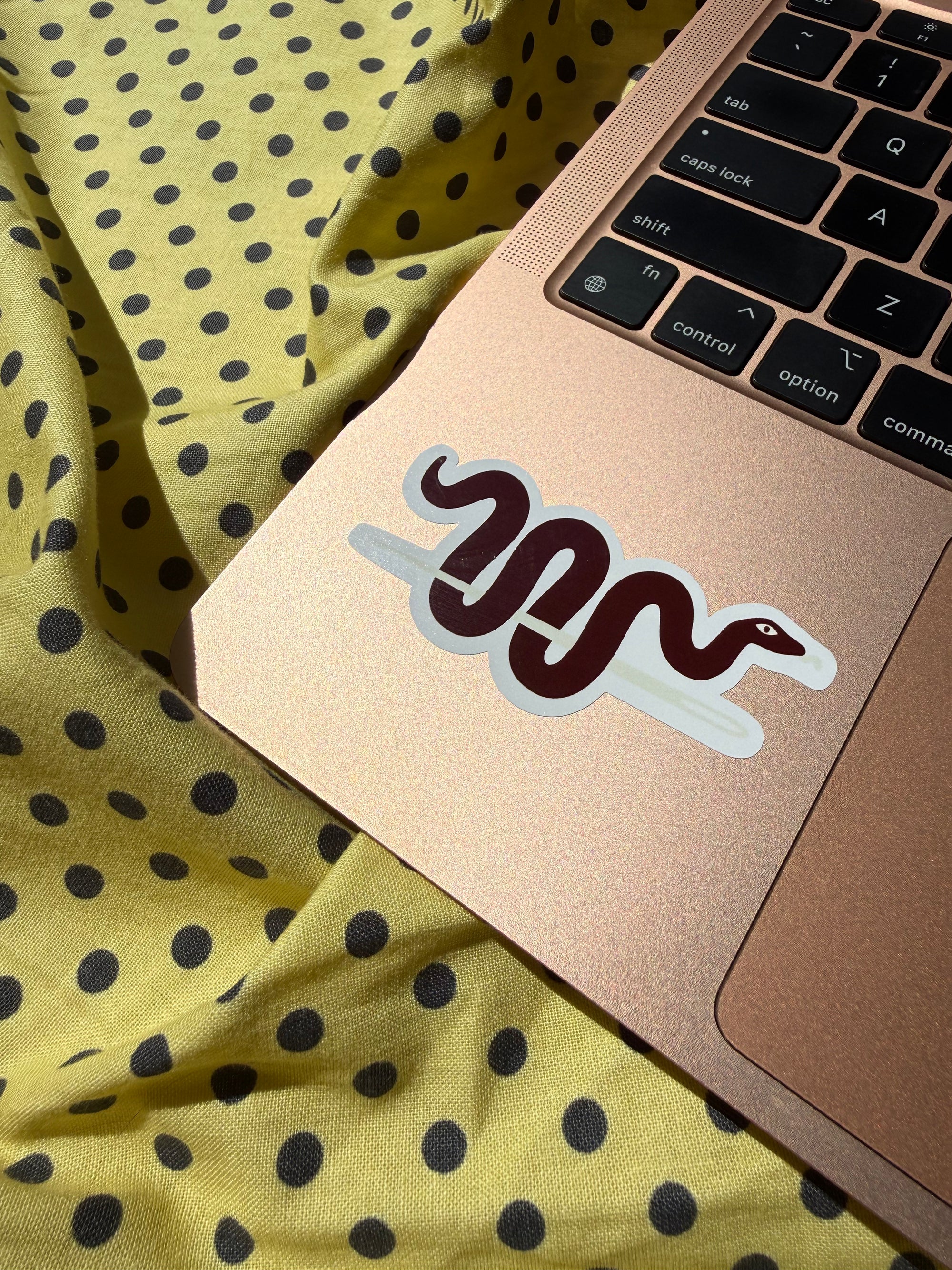 Snakey Needle Sticker