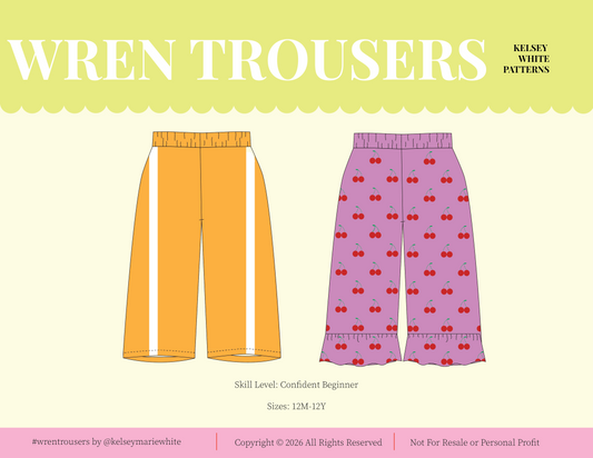 Wren Trousers Pattern